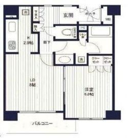 グラーサ神楽坂 3階 間取り図