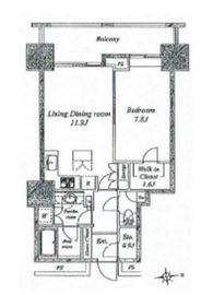 ザ・パークタワー東京サウス 12階 間取り図
