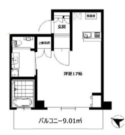 シティタワー新宿新都心 5階 間取り図