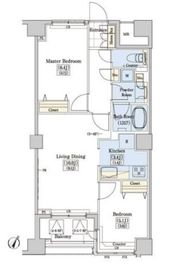 レジディアタワー上池袋 タワー棟 523 間取り図