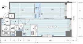 レジディア銀座東 1107 間取り図