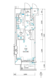 ガリシア浜松町 10階 間取り図