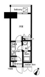 レジディア日本橋人形町2 307 間取り図