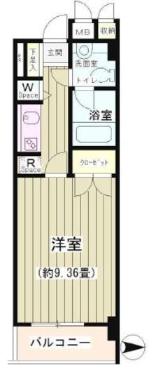 ノナプレイス渋谷神山町 102 間取り図