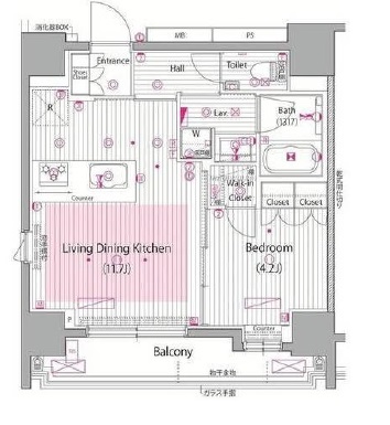 ガーラ・シティ渋谷南平台 12階 間取り図