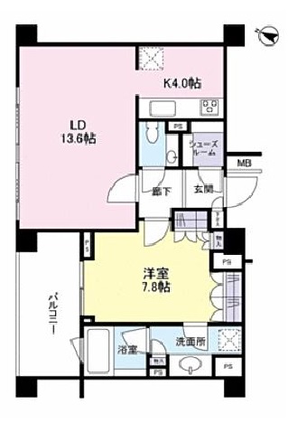 センチュリーフォレスト 1階 間取り図