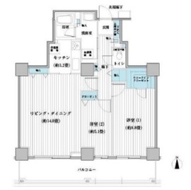 ベルタワー 1204 間取り図