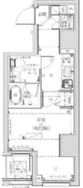 ルミード勝どき 2階 間取り図