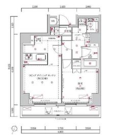 ルミード勝どき 10階 間取り図