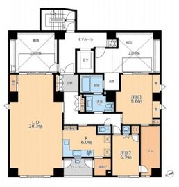 三番町3-3ビル 901 間取り図