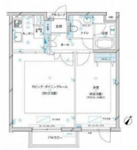 参宮橋マンション 107 間取り図