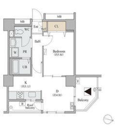 コラム神泉 1202 間取り図