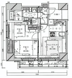 メインステージ新橋 9階 間取り図