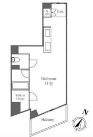 セルフィスタ渋谷 5階 間取り図