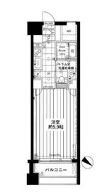 プラティーク日本橋 3階 間取り図