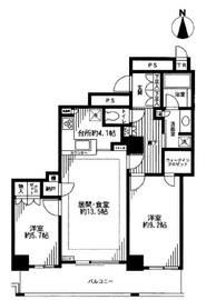 ソアールタワー市ヶ谷の丘 12階 間取り図