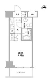 コンフォリア東中野DEUX 604 間取り図