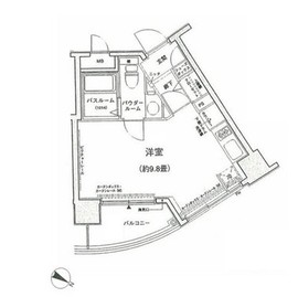 コンフォリア愛宕 403 間取り図