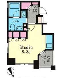 プライムアーバン恵比寿2 303 間取り図