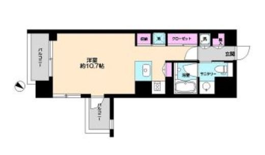 CATS原宿 (キャッツ原宿) 303 間取り図