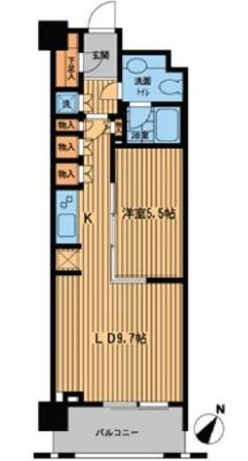 プライムアーバン日本橋横山町 1210 間取り図