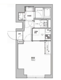 プライムアーバン麻布十番 603 間取り図