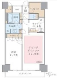 ブリリアイスト東雲キャナルコート 1018 間取り図