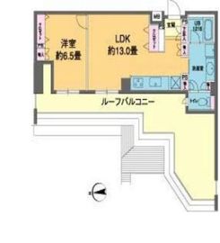 カスタリア高輪 913 間取り図