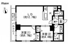 KDXレジデンス秋葉原 201 間取り図