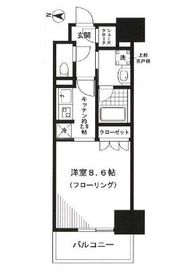 クレヴィア本郷 10階 間取り図