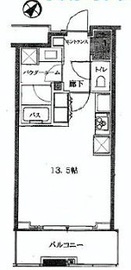 ル・サンク大崎ウィズタワー 4階 間取り図