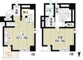 ツインビュー御茶の水 8階 間取り図