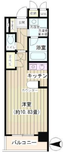 ノナプレイス渋谷神山町 314 間取り図