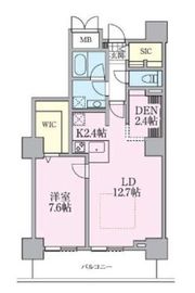 ロイヤルパークスタワー南千住 3410 間取り図