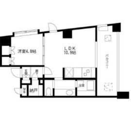 KDXレジデンス駒沢公園 406 間取り図