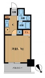 プライムアーバン門前仲町 303 間取り図