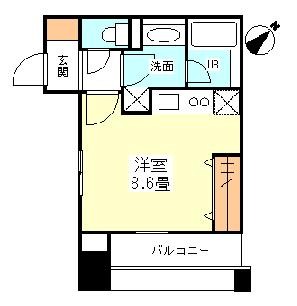 コンフォリア神田神保町 603 間取り図