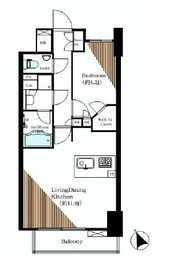 アデニウム新橋 6階 間取り図