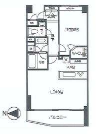 NK青山ホームズ 403 間取り図