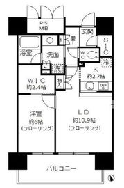 フォンテーヌ芝浦 1310 間取り図