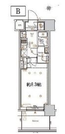 ログ東駒形 4階 間取り図