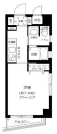 アクシア千駄ヶ谷 3階 間取り図