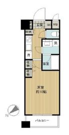 アヴァンティーク銀座2丁目 10階 間取り図