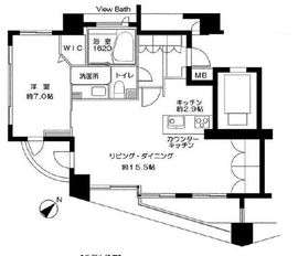 D'グランセ白金 6階 間取り図