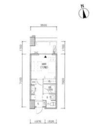 大崎ガーデンレジデンス 316 間取り図