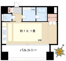 文京ガーデンザウエスト 6階 間取り図