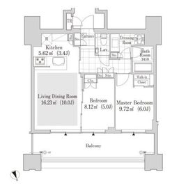 大崎ガーデンレジデンス 2311 間取り図