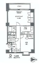 NK青山ホームズ 301 間取り図