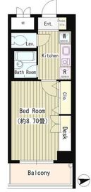 協和高輪マンション 601 間取り図