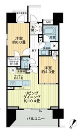 ザ・パークハウス赤坂レジデンス 3階 間取り図